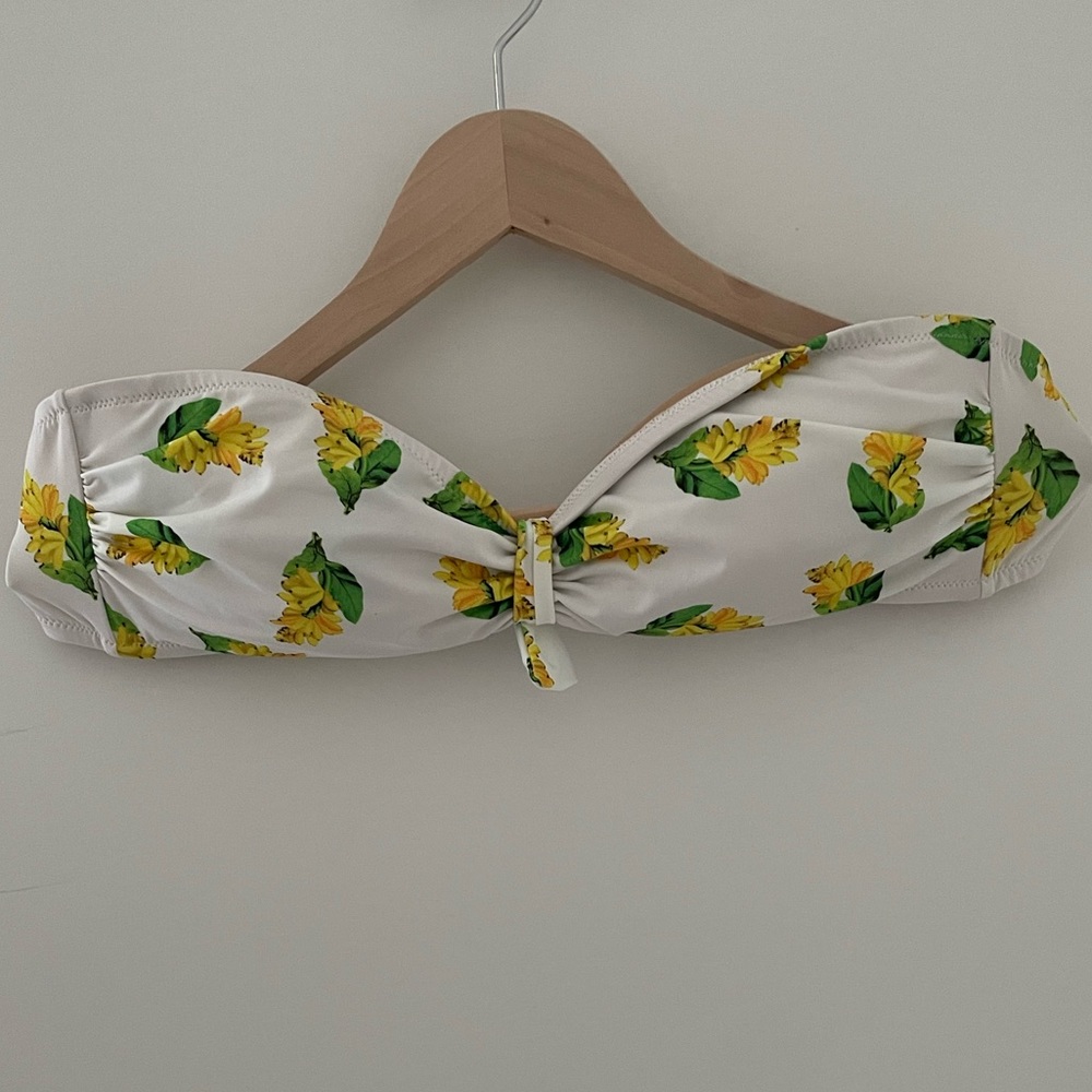J.Crew Bandeau Top in Tropical Print